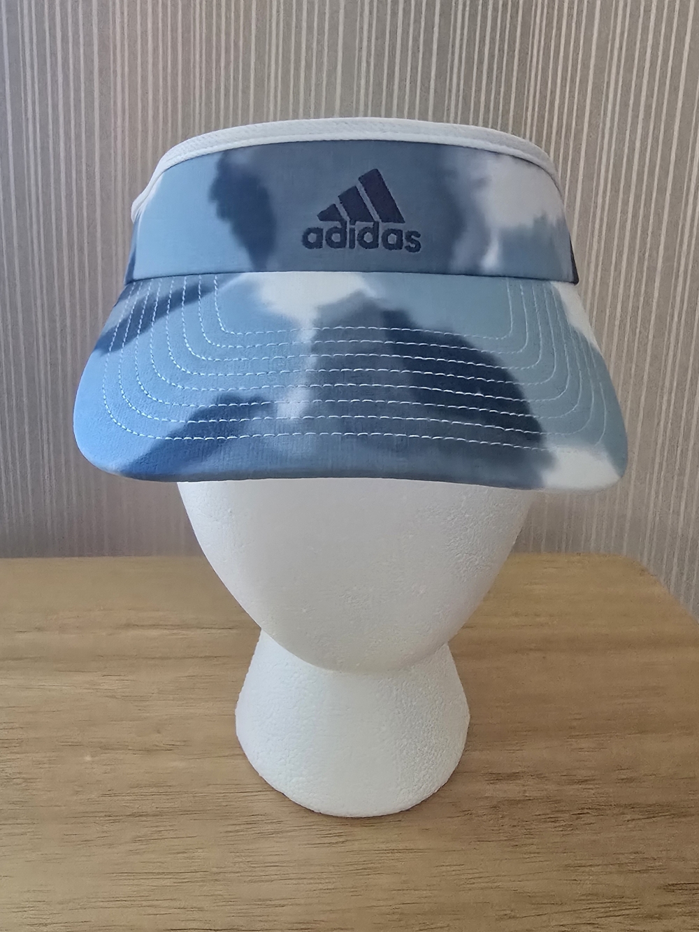 adidas Kids Blue Tie-Dye Visor